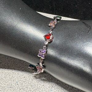 Elegant Multicolor Gemstone Bracelet